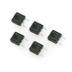 Stabilizator LDO 3,3V LM1117DT - SMD TO252 - 5szt.