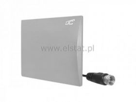 Antena DVB-T pokojowa ze wzmacniaczem; jasna