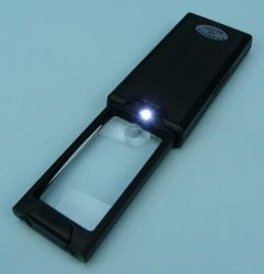 LUPA MINI WYSUW.2,5x/60x32 45x/9 PODŚW.