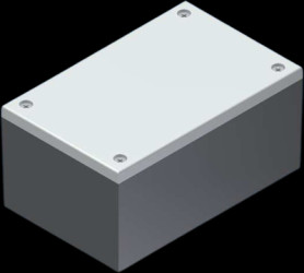 ABS enclosure, (L x W x H) 110 x 70 x 53.9 mm, gray, CP/2.20 GRAU/GRAU