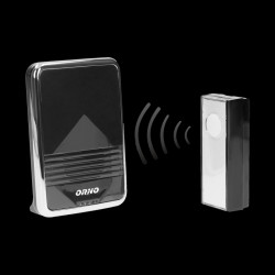 Dzwonek bezprzewodowy CALYPSO II DC bateryjny learning system 36 dźwięków 300m OR-DB-QS-158 Orno