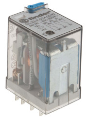 Przekaźnik 24V dc 3PDT Finder 1W, Wciskane +600Ω Wciskane