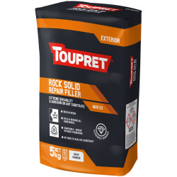 Toupret TTMUX051GB Exterior Rock Solid Repair Filler 5kg