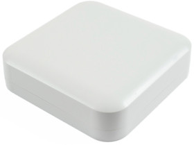 PC enclosure, (L x W x H) 160 x 160 x 45 mm, light gray (RAL 7035), IP68, 1557F2GY