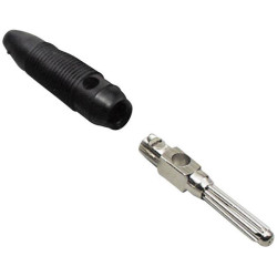 BKL 072177 Electronic Banana Plug Straight 4mm Pin Green with Cross-hole