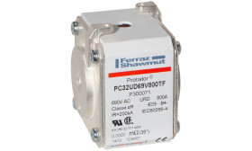 Bezpiecznik kwadratowy 800A FF rozmiar 32 aR Mersen 700V