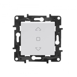 Niloe Step Łącznik sterowania roletami 3-pozycyjny - góra, stop, dół 6 AX biały 863144