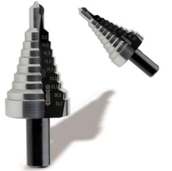 Wiertło Stopniowe Stożkowe do Dławików Kablowych HSS M12-M32 1szt Cimco