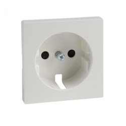 Merten, System M, płytka centralna gniazda schuko, biały polarny