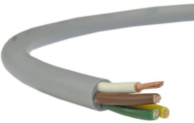 Przewód sterowniczy LIYY 300/300V 4x0,14 szary linka TKD /100m/