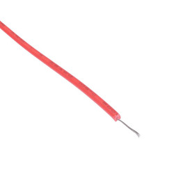 610m Red UL1015 26AWG 7/0.16mm Tinned Copper Stranded Wire