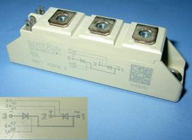 SKKT-42/B16E 40A/1600V MODUŁ 2xTYRYST