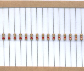 REZYSTOR 0,25W (1/4W) 2,2 ohm (50 SZTUK)