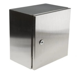 Szafka ścienna rozdzielcza, materiał: Stal nierdzewna typu 304, IP66, 300 x 300 x 200mm, RS PRO