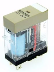G2R-1-S DC12(S) Przekaźnik, SPDT (1 styk), napięcie cewki 12VDC, obciążenie styku max. 10A, OMRON, G2R1S12DCS