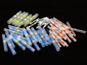 Zestaw szybkozłączek z cyną 50szt ( 4- wielkości )