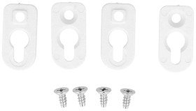 Stopka montażowa Hammond Electronics 1556FOOTWH-4 1556FOOTWH-4, tworzywo ABS, 4 szt.