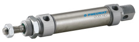 Siłownik pneumatyczny okrągły ISO6432 D16x250 z amortyzacją mechaniczną