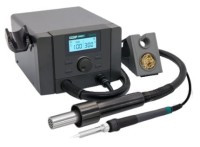 QUICK-709D Stacja lutownicza z nadmuchem gorącego powietrza (1350W) i z lutownicą (70W)