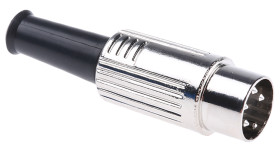 Wtyk Din 4 -pinowe Męski Montaż na kablu 100 V AC