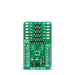 Narzędzie rozwojowe z kategorii „diody LED, Tester 2 Click, MIKROE-6466, do uzycia z: MikroBUS, Płytka Click mikroBus,