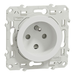 Gniazdo wtykowe Francuski 2-biegunowy Montaż wpuszczany Schneider Electric 16A