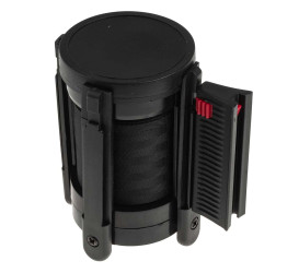 Bariera ochronna długość taśmy 2.8m Bariera chowana Czarny