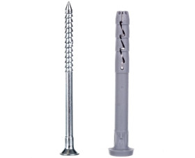 Kołek wbijany szybkiego montażu Koelner FX-06C060 6 x 60 mm z kołnierzem cylindrycznym /100 szt./