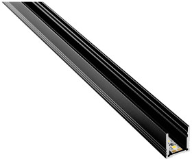 Barthelme 62399101_9005 Profil LED aluminium (D x S x W) 1000 x 18.4 x 19.7 mm 1 m