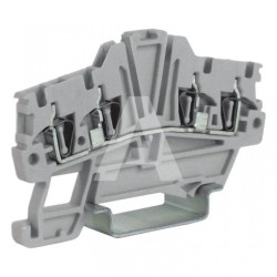 Złączka sprężynowa HMM.1/2+2/GR, szara, 4-żyłowa, 1,5 mm²