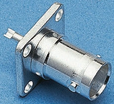 Złącze koncentryczne Montaż na kołnierzu Żeński 75Ω typ złącza Złącze BNC 0 to 2GHz Lutowane