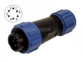 Złącze przemysłowe SP1310/P5-6 WT kabel ( 5P 4A )