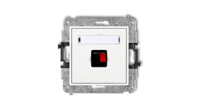 Mini Gniazdo Głośnikowe Pojedyncze Białe Mgg-1