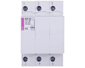 Rozłącznik bezpiecznikowy cylindryczny 3P 32A 10x38mm PCF 002550004