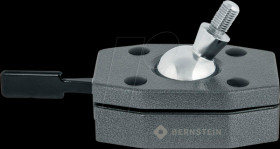 9-281 Ball joint quick clamp, with screw, 40 mm Ø, grey