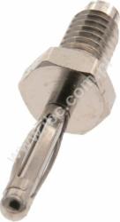 202 Wtyczka nieizolowana 2mm lamelkowa, trzonek M4 8mm, ELECTRO-PJP, 202