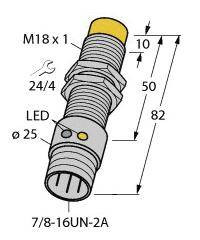 Turck Czujnik indukcyjny nie podtynkowy NI12U-G18-ADZ30X2-B1331