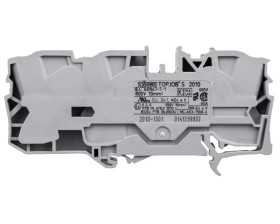 Złączka szynowa 3-przewodowa 10mm2 szara 2010-1301 TOPJOBS