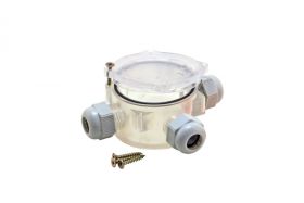 Puszka hermetyczna 3-dławicowa 60x100x48 transparentna