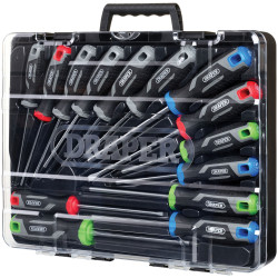 Draper 13437 Soft Grip Screwdriver Set with Draper TX-STAR&#xAE; (14 Piece)