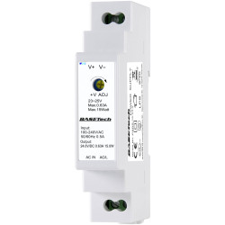 Basetech BT-2250248 PSDS-15-24-2 DIN Rail PSU 24V 0.63A 15W 1 Output