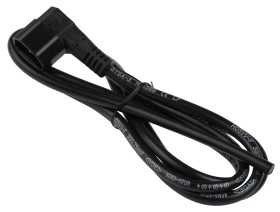 Przewód zasilania złącze A: IEC C14, złącze B: Bez zakończenia 2m 10 A Czarny