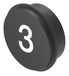 Nakładka do klawiatury, typ: Wkładka klawiatury, symbol - 3, do użytku z: Klawiatury serii 09