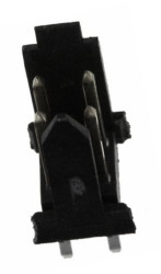 Listwa stykowa PCB 4-pinowe Dubox raster: 2.54 mm Prosty 2-rzędowe Amphenol Communications Solutions Otwór przelotowy1