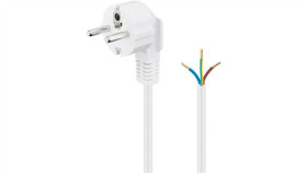 Kabel Styków Ochronnych Kątowy Do Montażu, 1,5 M, Biały - Długość Kabla 1.5 M