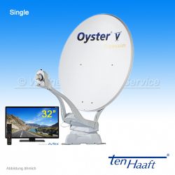 Oyster® V - Premium mit 32" TV, Single LNB