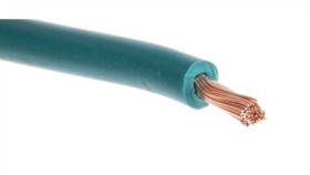 Przewód Samochodowy, Dł. 30M, 1 Mm2 Csa, Kolor: Zielony, 600 V, -40 › +100C,...