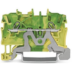 Kostka zaciskowa na szynie DIN WAGO poziomy: 1 24 → 16AWGWciskany zacisk Cage Clamp TOPJOB S