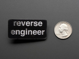 Adafruit Reverse Engineer - Skill badge, Lenticular printing + pin-on