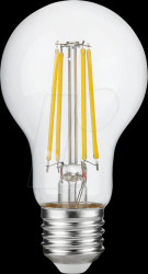 LT276060027 E27 LED lamp, 4.9 W, 600 lm, 2700 K, filament, dimmable